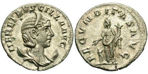 1 Antoninianus 羅馬帝國 銀 Herennia Etruscilla (249-251)