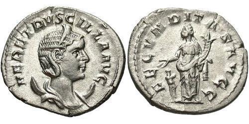 1 Antoninianus 羅馬帝國 銀 Herennia Etruscilla (249-251)