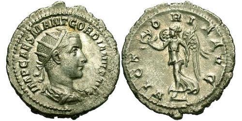 1 Antoninianus 羅馬帝國 銀 戈爾迪安三世(225-244)