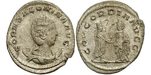 1 Antoninianus 羅馬帝國 銀 Salonina (?-268)