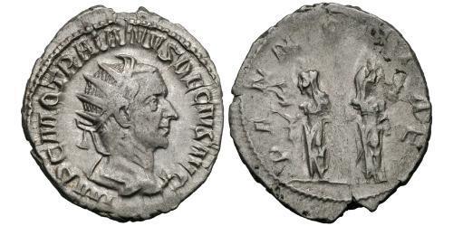 1 Antoninianus 羅馬帝國 銀 Trajan Decius (201-251)