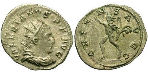 1 Antoninianus 羅馬帝國 銀 瓦勒良