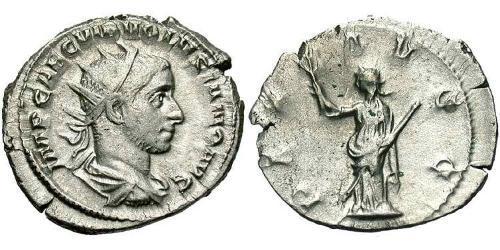 1 Antoninianus 羅馬帝國 銀 Volusianus (235-253)