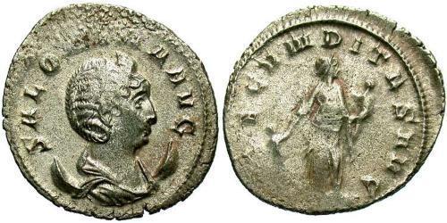 1 Antoninianus 羅馬帝國 銀 Salonina (?-268)