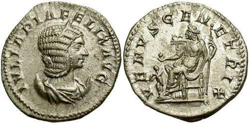 1 Antoninianus 羅馬帝國 銀 尤利亞·多姆娜