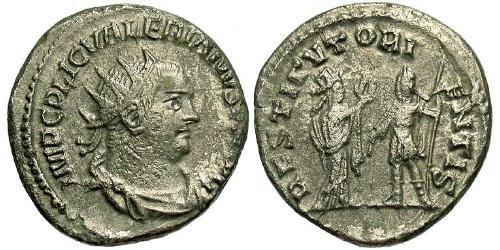 1 Antoninianus 羅馬帝國 銀 瓦勒良