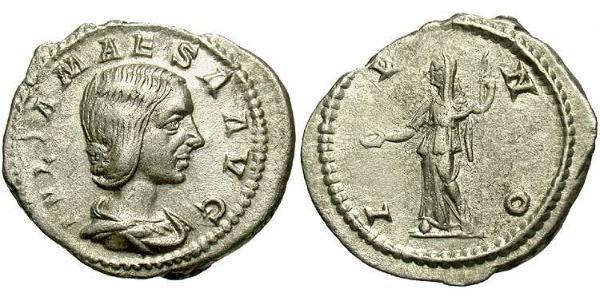 1 Antoninianus 羅馬帝國 銀 尤利亞·瑪伊莎