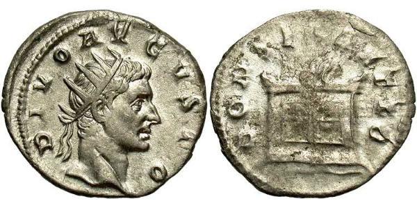1 Antoninianus 羅馬帝國 銀 Augustus (63BC- 14) 
