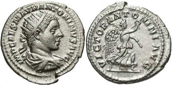 1 Antoninianus 羅馬帝國 銀 埃拉伽巴路斯