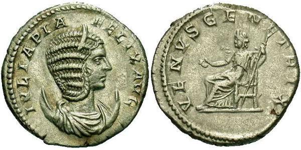 1 Antoninianus 羅馬帝國 銀 尤利亞·多姆娜