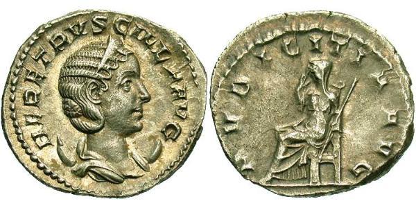 1 Antoninianus 羅馬帝國 銀 Herennia Etruscilla (249-251)
