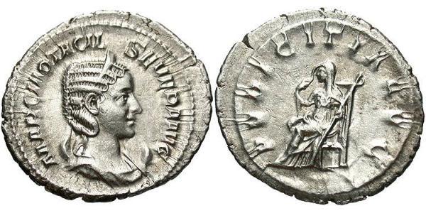 1 Antoninianus 羅馬帝國 銀 Otacilia Severa (244-249)