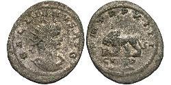 1 Antoninianus 羅馬帝國 銀/銅 加里恩努斯