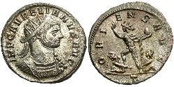 1 Antoninianus 羅馬帝國 銀/銅 奥勒良