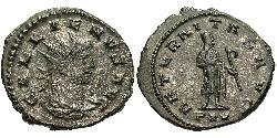 1 Antoninianus 羅馬帝國 銀/銅 加里恩努斯