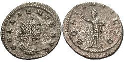 1 Antoninianus 羅馬帝國 銀/銅 加里恩努斯