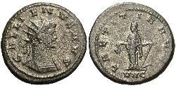 1 Antoninianus 羅馬帝國 銀/銅 加里恩努斯