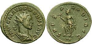 1 Antoninianus 羅馬帝國 銀/銅 Probus (232-282)
