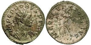 1 Antoninianus 羅馬帝國 銀/銅 Probus (232-282)