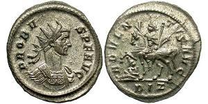 1 Antoninianus 羅馬帝國 銀/銅 Probus (232-282)