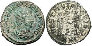 1 Antoninianus 羅馬帝國 銀/銅 Probus (232-282)