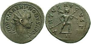 1 Antoninianus 羅馬帝國 銀/銅 Probus (232-282)