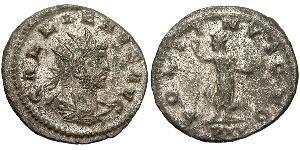 1 Antoninianus 羅馬帝國 銀/銅 加里恩努斯