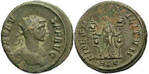 1 Antoninianus 羅馬帝國 銀/銅 Probus (232-282)
