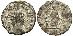 1 Antoninianus 羅馬帝國 銀/銅 加里恩努斯