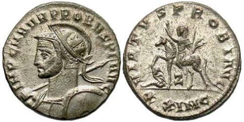 1 Antoninianus 羅馬帝國 銀/銅 Probus (232-282)