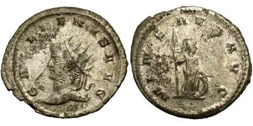 1 Antoninianus 羅馬帝國 銀/銅 加里恩努斯