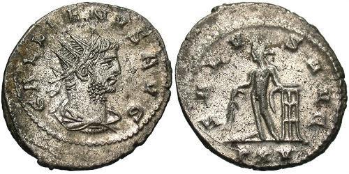 1 Antoninianus 羅馬帝國 銀/銅 加里恩努斯