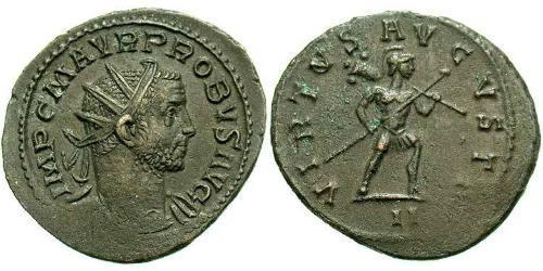 1 Antoninianus 羅馬帝國 銀/銅 Probus (232-282)