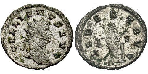 1 Antoninianus 羅馬帝國 銀/銅 加里恩努斯