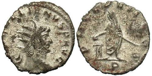 1 Antoninianus 羅馬帝國 銀/銅 加里恩努斯