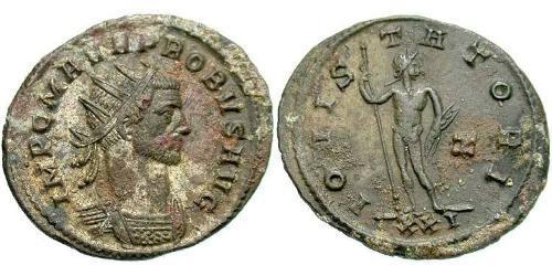 1 Antoninianus 羅馬帝國 銀/銅 Probus (232-282)