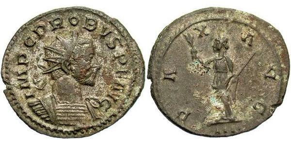 1 Antoninianus 羅馬帝國 銀/銅 Probus (232-282)