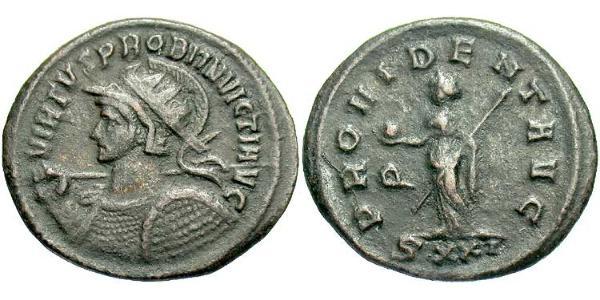1 Antoninianus 羅馬帝國 銀/銅 Probus (232-282)