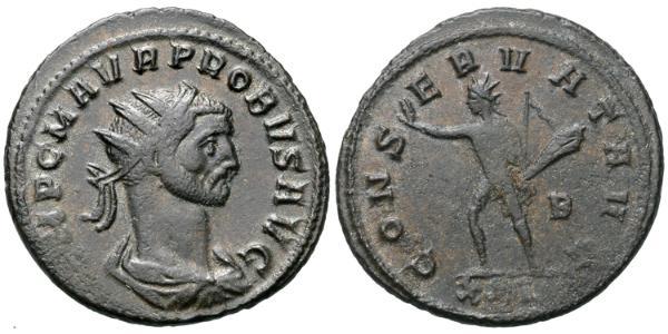 1 Antoninianus 羅馬帝國 銀/銅 Probus (232-282)