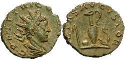 1 Antoninianus Gallic Empire (260-274) 青铜 Tetricus II (?-?)