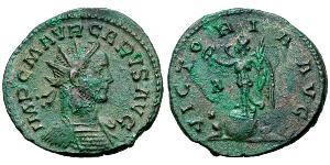 1 Antoninianus 羅馬帝國 青铜 Carus (230-283)