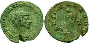 1 Antoninianus 羅馬帝國 青铜 昆提卢斯