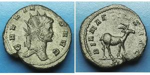 1 Antoninianus 羅馬帝國 青铜 加里恩努斯