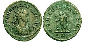 1 Antoninianus 羅馬帝國 青铜 Carus (230-283)