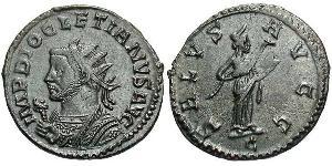 1 Antoninianus 羅馬帝國 青铜 Diocletian (244-311)