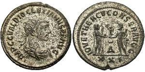 1 Antoninianus 羅馬帝國 青铜 Diocletian (244-311)