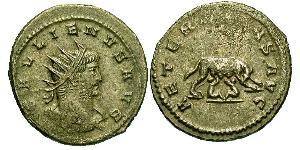 1 Antoninianus 羅馬帝國 青铜 加里恩努斯