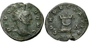 1 Antoninianus 羅馬帝國 青铜 Carus (230-283)