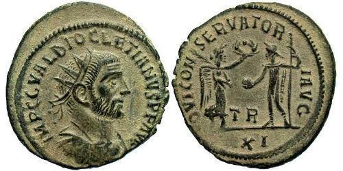 1 Antoninianus 羅馬帝國 青铜 Diocletian (244-311)