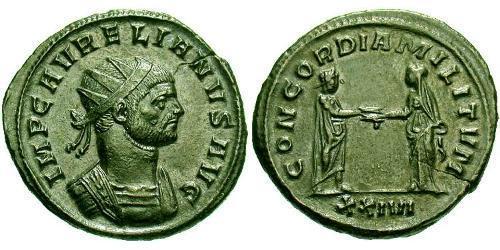 1 Antoninianus 羅馬帝國 青铜 奥勒良